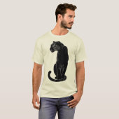 Black Leopard  T-Shirt (Vorne ganz)