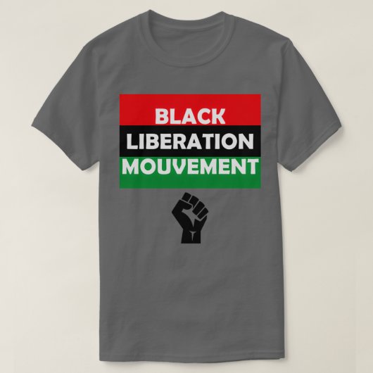 Black Liberation Mouvement T-Shirt (Design vorne)