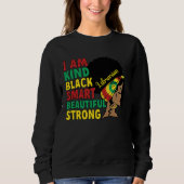 Black Librarian African American Library Worker Sweatshirt (Vorderseite)