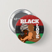 Black Liebe Brown Liebe Black Family Button (Vorne & Hinten)