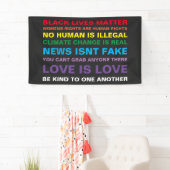 Black Life Materie Stolz Vinyl Banner (Insitu)