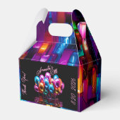 Black Light Neon Balloons Geburtstag Geschenkschachtel (Vorderseite)