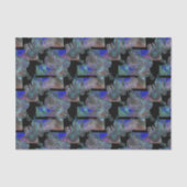 Black Light Neon Glow Xmas Ornament Cluster Seidenpapier (Vorderseite)