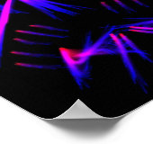 Black Light Poster von James Michael Miller (Ecke)