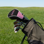 Black &Lila Daddy Individuelle Name Golf Head Cove Headcover (In SItu)