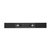 Black Lilie Wedding Invitation Bly Band (Flach)