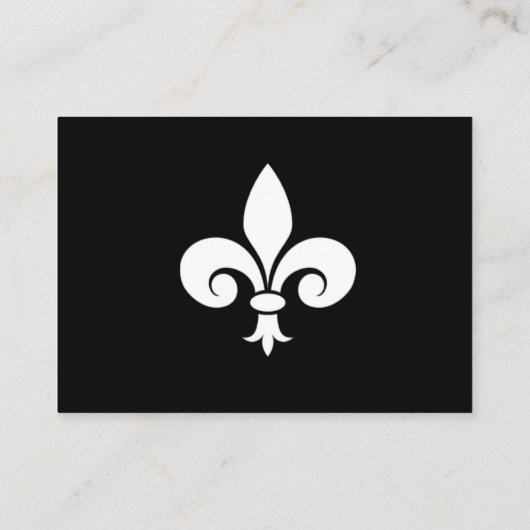 Black Lilie Wedding Platzkarten (Rückseite)