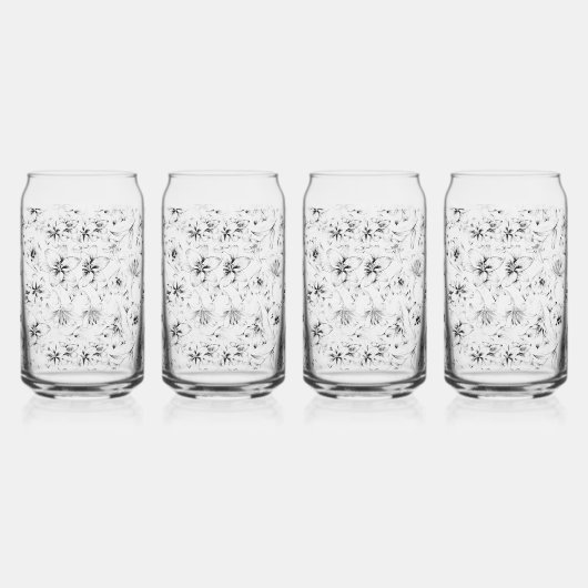 Black Lily Blume Dosenglas (Rechts)