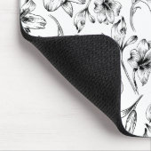 Black Lily Blume Mousepad (Ecke)
