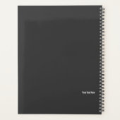 Black Lily Blume Planer (Rückseite)