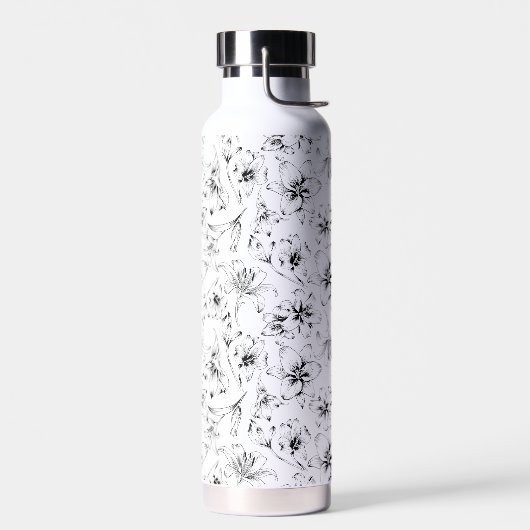Black Lily Blume Trinkflasche (Links)