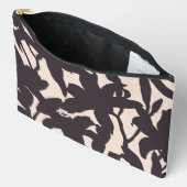 Black Lily Silhouette Zubehörtasche (Offen)