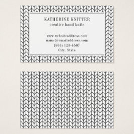 BLACK LINE STRICK Oceana Business Card