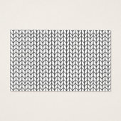 BLACK LINE STRICK Oceana Business Card (Rückseite)