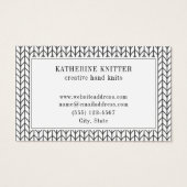 BLACK LINE STRICK Oceana Business Card (Vorderseite)