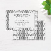 BLACK LINE STRICK Oceana Business Card (Schreibtisch)