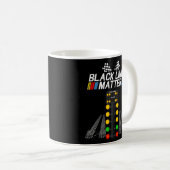 Black Lines Matter Drag Racing Light Tree Vater Kaffeetasse (VorderseiteRechts)