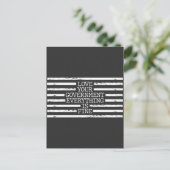 Black Lines Redact Verschwörungstheorie Regierung Postkarte (Stehend Vorderseite)