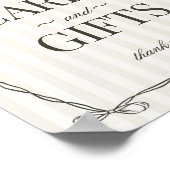 Black Lingerie Bachelorette Karten und Geschenke Z Poster (Ecke)