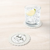 Black Lingerie Shower Lace Bachelorette Party Untersetzer (Vor Ort)