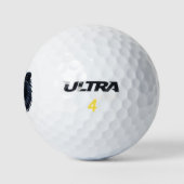 Black Lion Face Golfball (Logo)