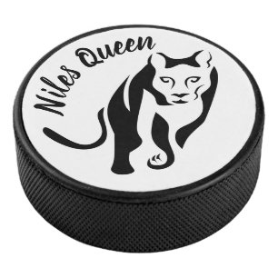 Black Lioness Queen of the Huntress Eishockey Puck