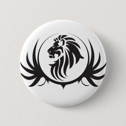 Black Lions Head Button (Vorderseite)