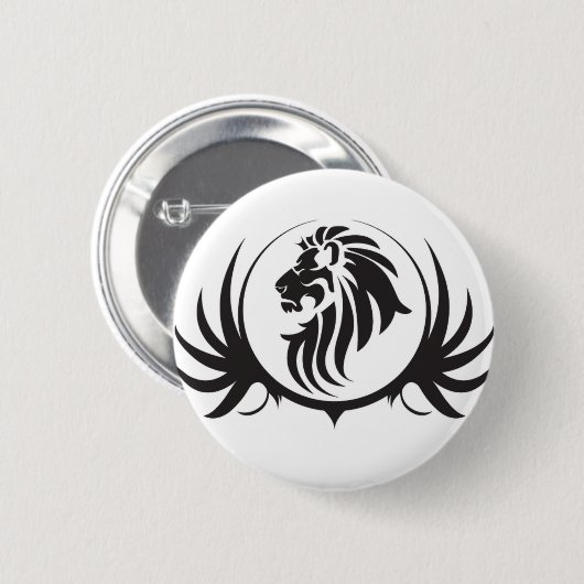 Black Lions Head Button (Vorne & Hinten)