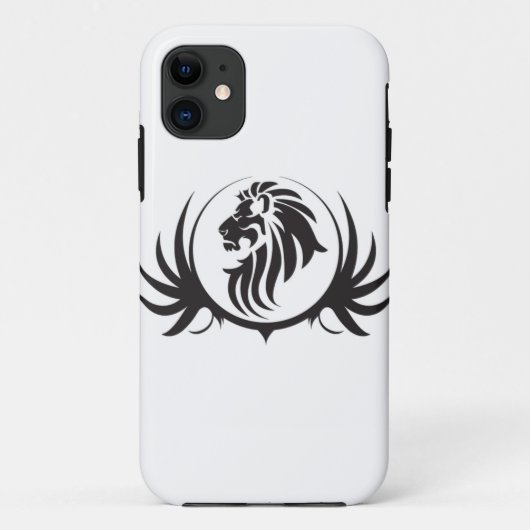 Black Lions Head Case-Mate iPhone Hülle (Rückseite)