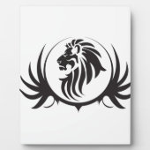 Black Lions Head Fotoplatte (Vorderseite)