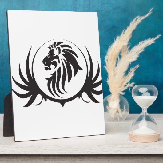 Black Lions Head Fotoplatte (Seite)