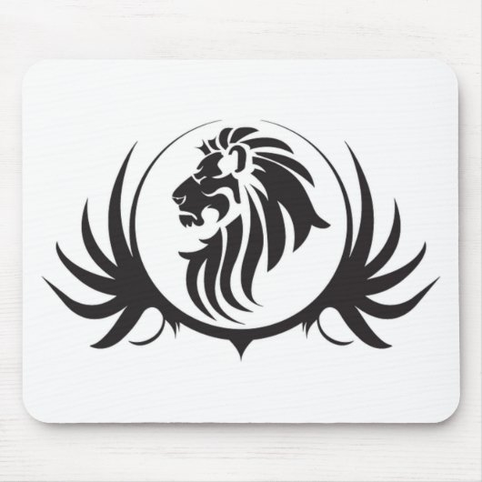 Black Lions Head Mousepad (Vorne)