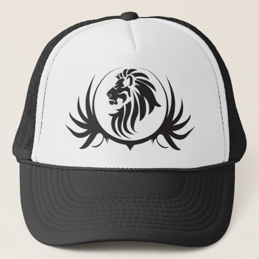 Black Lions Head Truckerkappe (Vorderseite)