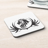 Black Lions Head Untersetzer (Linke Seite)