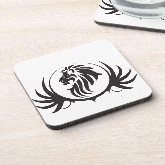Black Lions Head Untersetzer (Linke Seite)