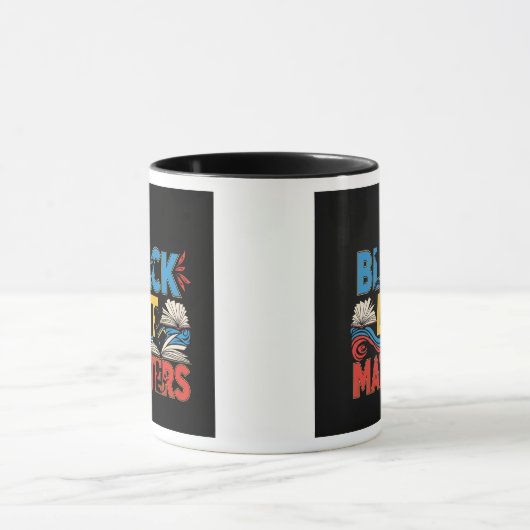 Black Lit Matters | Bold Afrocentric Literary  Tasse (Zentrum)