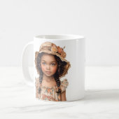 Black Little Girl Kaffeetasse (Vorderseite Links)