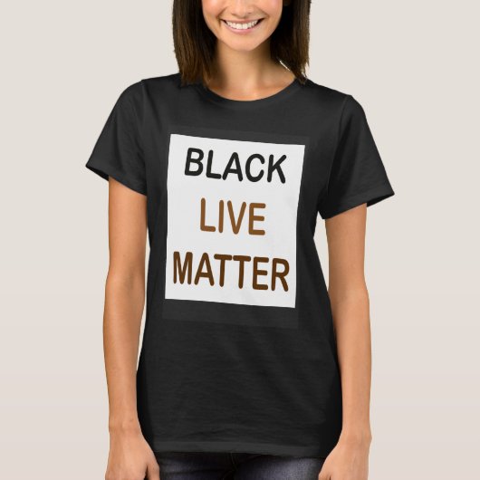 Black Live Materie und immer wichtig T-Shirt (Vorderseite)