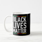 Black Lives Blm Human Rights Black History Month Kaffeetasse (Links)