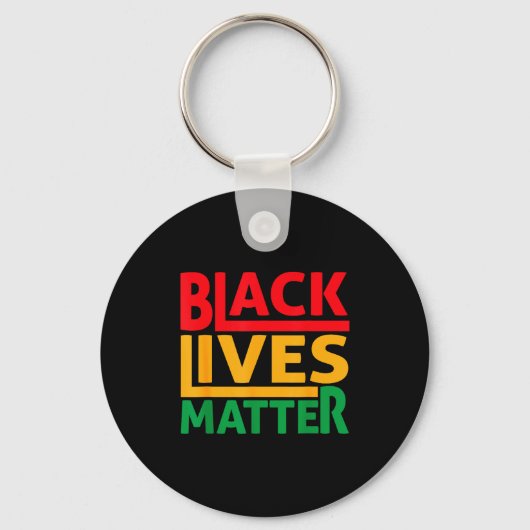 Black Lives Blm Human Rights Black History Month Schlüsselanhänger (Vorderseite)