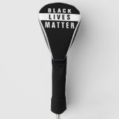 Black Lives Match Golf Head Cover Headcover (Vorderseite)