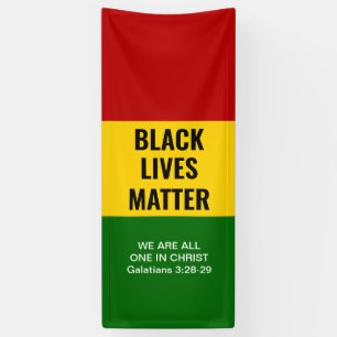 BLACK LIVES MATERIALIEN ALLE IN CHRISTEN Christlic Banner