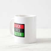 Black Lives Materie 2 Kaffeetasse (Vorderseite Links)