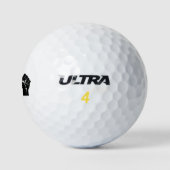 Black Lives Materie - Angestiftete Faust Golfball (Logo)