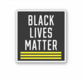 Black Lives Materie Aufkleber (Vorderseite)