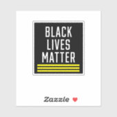 Black Lives Materie Aufkleber (Blatt)