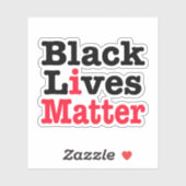 Black Lives Materie Aufkleber (Blatt)