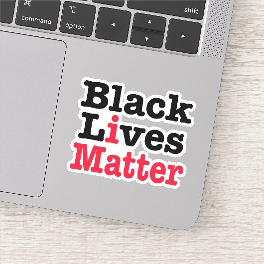 Black Lives Materie Aufkleber (Detail)