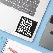 Black Lives Materie Aufkleber (Laptop mit iPhone)