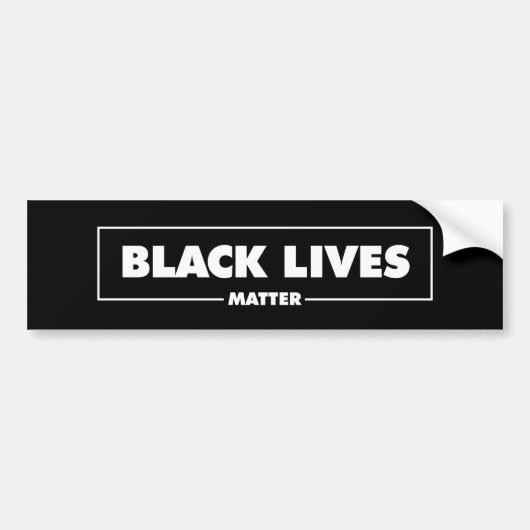 Black Lives Materie Autoaufkleber (Vorne)